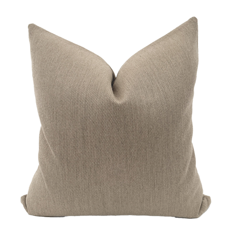 Taupe Outdoor Pillow Cover