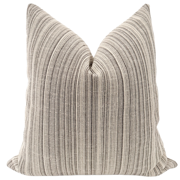 Textured Linen | Brown Pillow Cover