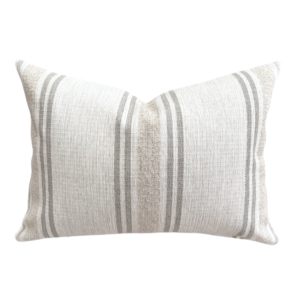 Timeless Stripe | Neutral Pillow Cover