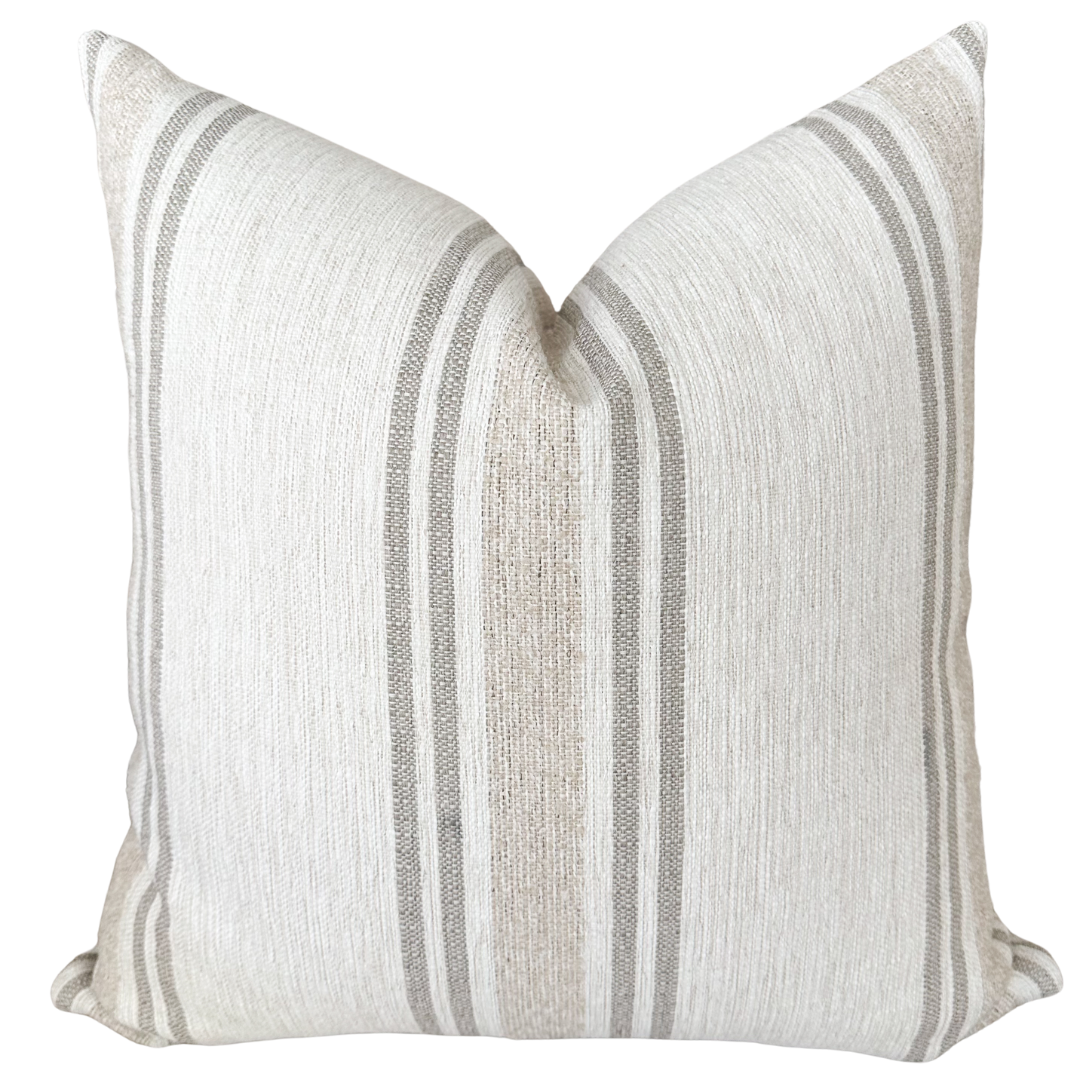 Timeless Stripe | Neutral Pillow Cover