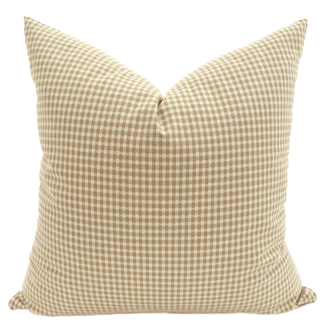 Vintage Gingham Pillow Cover