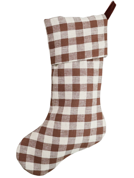 Warm Check Stocking | Heritage Design
