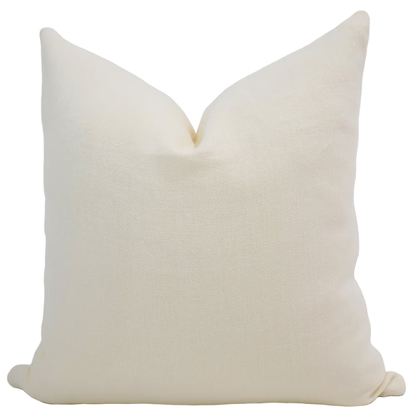 Washed Oyster Linen Pillow Cover