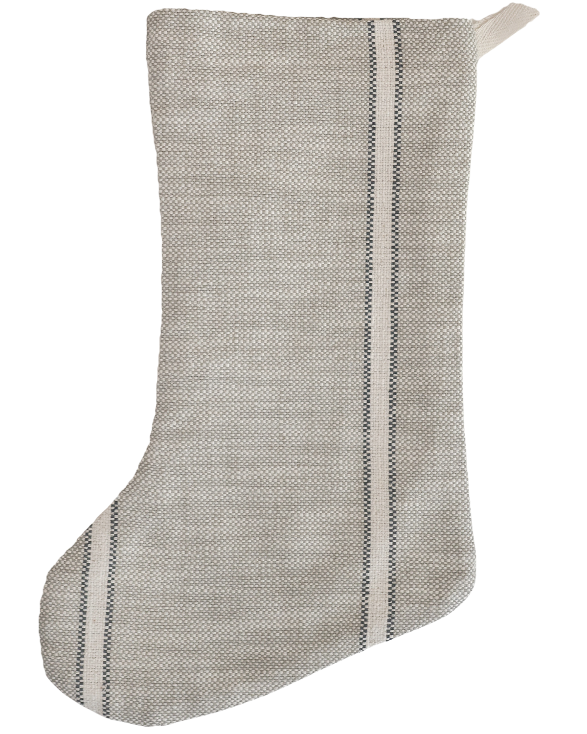 Weathered Stripe | Boho Christmas Stocking