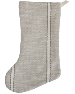 Weathered Stripe | Boho Christmas Stocking