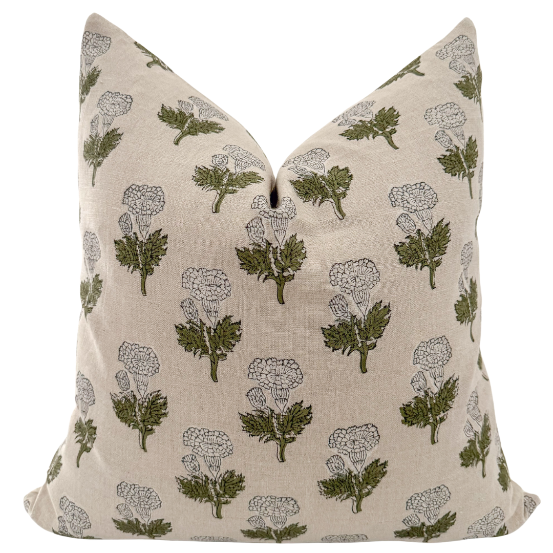 Wild Flower Block Print Pillow Cover wild-flower-block-print-pillow-cover