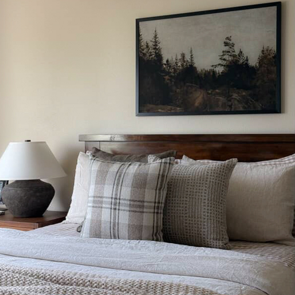Eald Plaid Pillow Cover