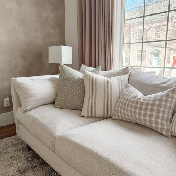 Woven Plaid | Linen Pillow Cover