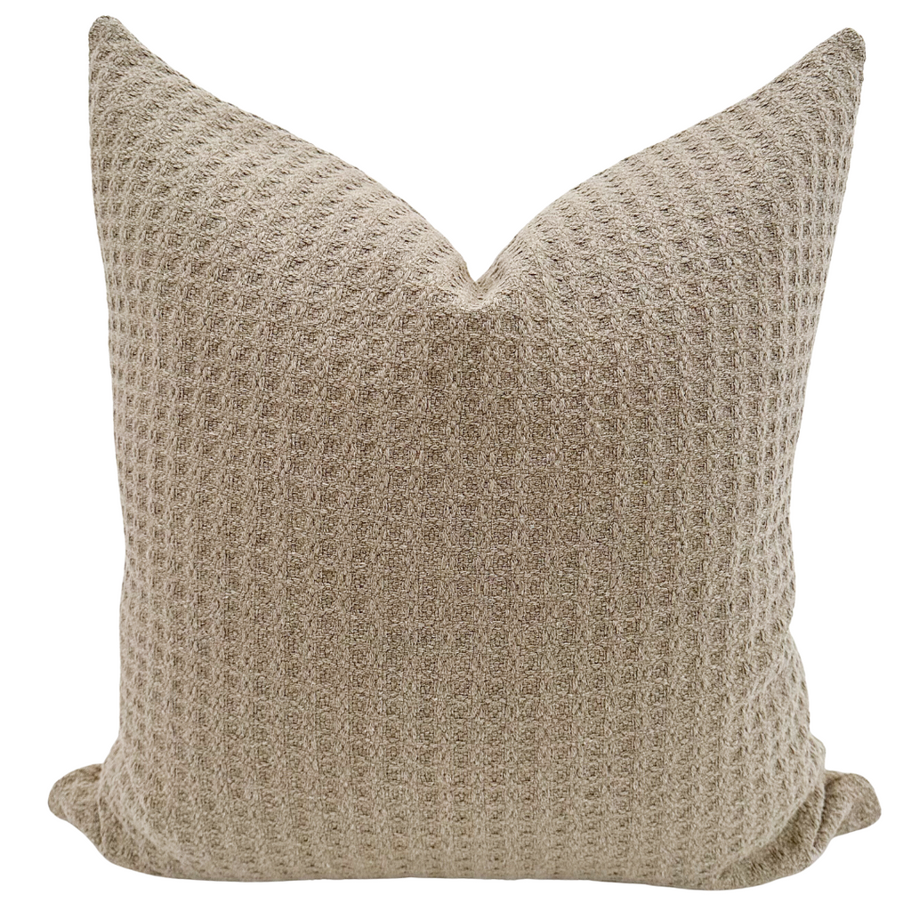 Taupe top cushion covers