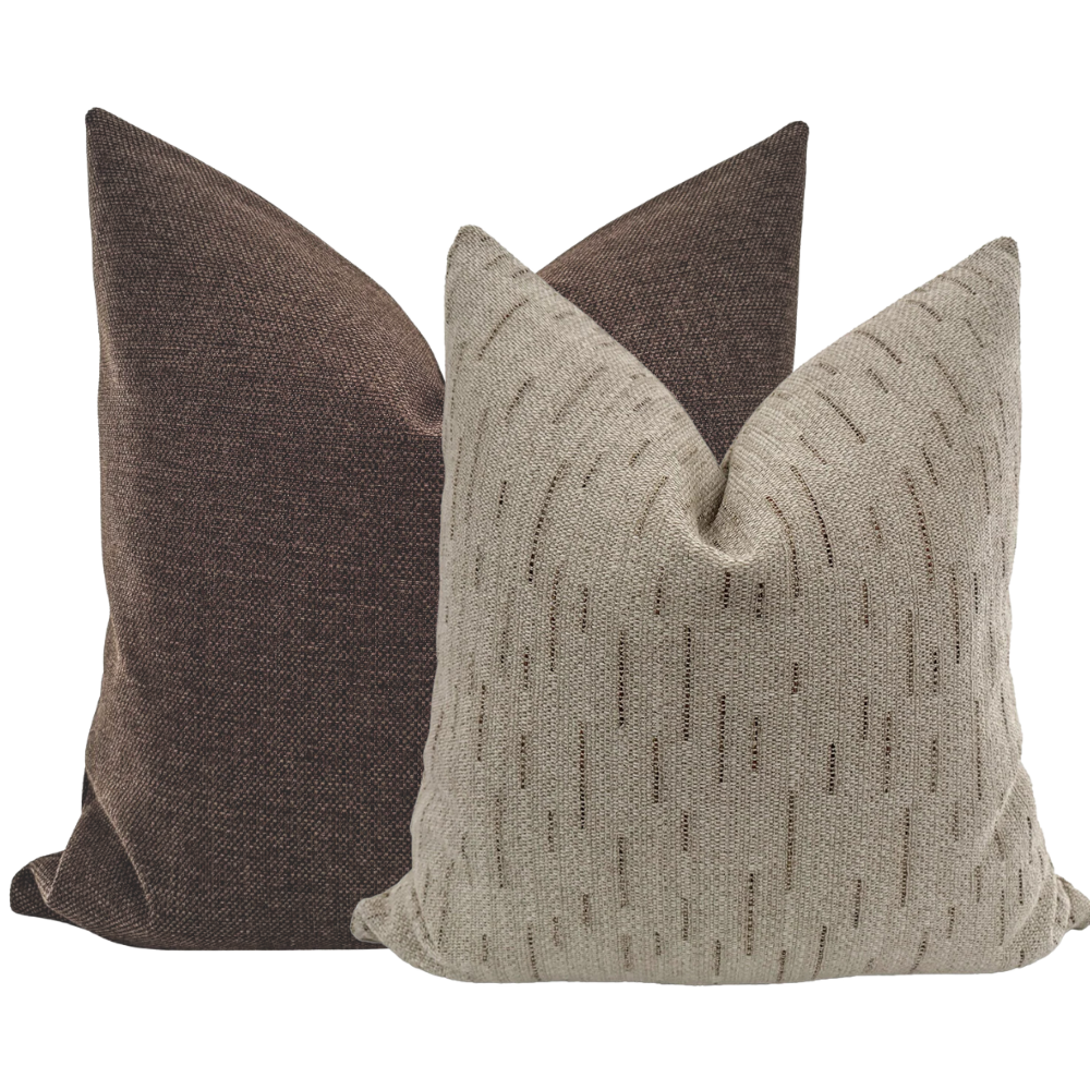 Hot Cocoa Pillow Cover Set