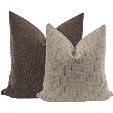 Hot Cocoa Pillow Cover Set