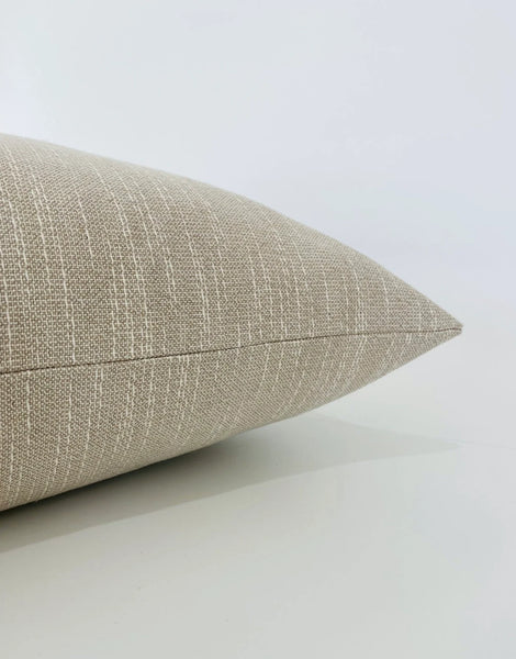 Textured Linen | Beige Pillow Cover