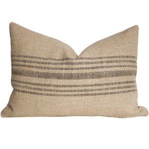 French Vintage Grain Sack Pillow Cover