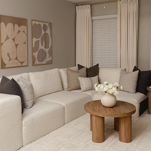 Sectional Pillow Combo 'Modern Earth'