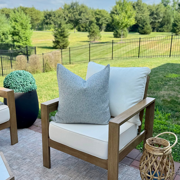 Loom Azure Indoor/Outdoor Pillow Cover