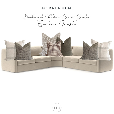 Sectional Pillow Combo 'Garden Fresh'