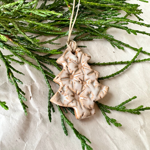 Minimalist Clay Christmas Tree Ornaments XIIII