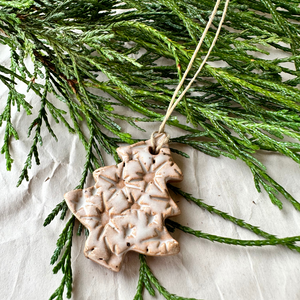 Minimalist Clay Christmas Tree Ornaments XIIII