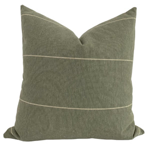 Green pillows and online throws