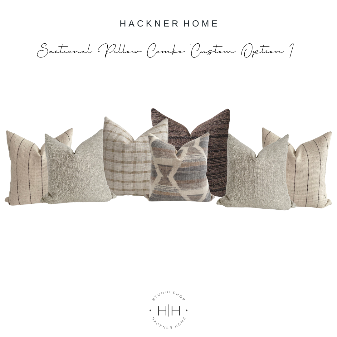 Sectional Pillow Combo 'Custom Option 1'