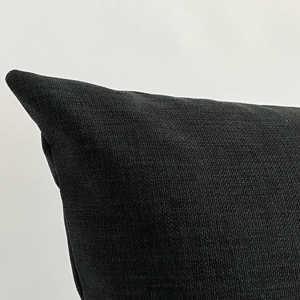 Black Outdoor Pillow Cover (ON THE SHELF)