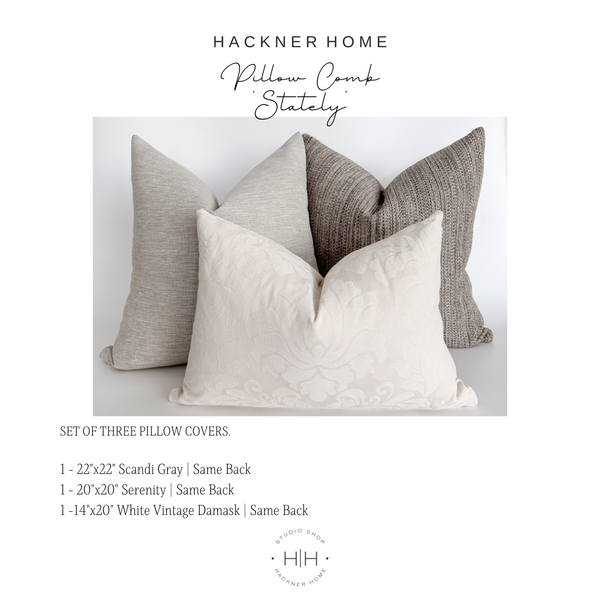 Stately Pillow Cover Set
