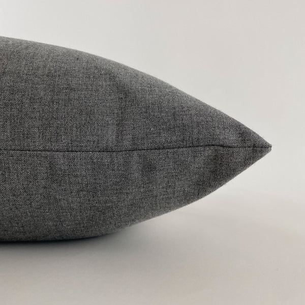 Charcoal Gray Outdoor Pillow Cover, Out door pillow, Outdoor Pillow Cover, Pillow Cover for outdoor, Outdoor decor, Quality Outdoor pillows, Designer Pillows, Decorative Outdoor Pillows, Outdoor Pillow, Hackner Home