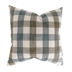 Decorative pillows for boys room, Boys room decor, Plaid Decorative Pillows, Check Plaid Pillows, Plaid Pillow Covers, Designer Pillows, Hackner Home, Handmade pillows