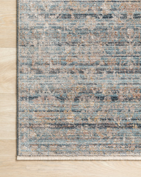 Loloi, Hackner Home, Ocean Rug, Blue Rug, CLE-03 Ocean / Gold, Claire Collection, Rug, Area Rug