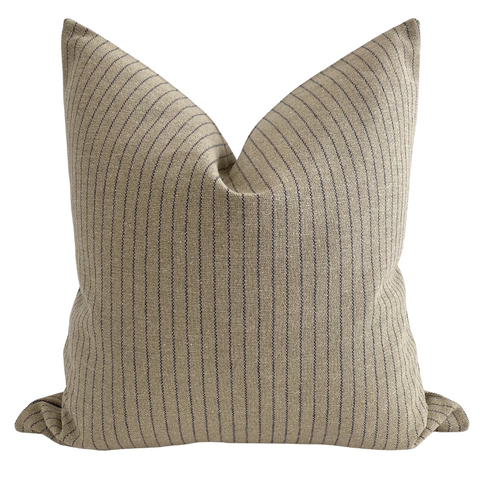 Distressed Pillows, Tan Pillows, Farmhouse Pillows, Hay Sack Pillow, Hackner Homed, Made in USA pillows, Designer Pillows, Modern Farmhouse Pillows, Throw Pillows in Tan