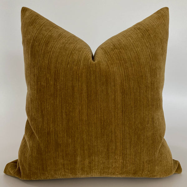 Velvety Corduroy Pillow Cover, Corduroy Pillow Cover, Fall Pillows, Decorative Pillows for Autumn, Hackner Home, Designer Pillows, Decorative Pillow Covers, How to style pillows on a sofa, Dark Golden Pillow, Velvet Gold Pillow, High End Pillows, Handmade Pillows