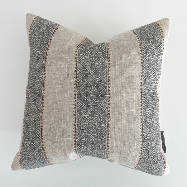 Hackner Home Pillows, Boho Pillows, California Casual Pillows, Decorative Pillow Covers, Handmade Pillows, Blue and Linen Pillows, Tribal Pillows, Ethnic Pillows