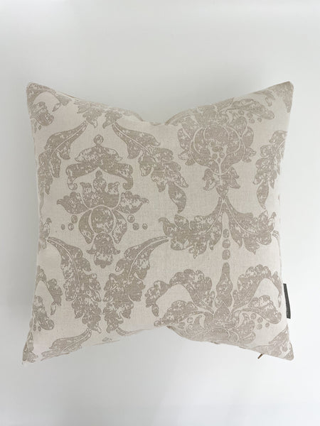 Lacy Damask Pillow Cover