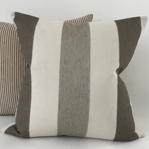 Brown Pillows, Brown Pillow Covers, Decorative Pillow Covers, Designer Pillows, Designer Pillow Cover, Moody Pillows, Throw Pillows, Striped Pillows, Nautical Pillows, Modern Coastal Pillows, Modern Pillows, Hackner Home, Pillow Shop, Handmade Pillows