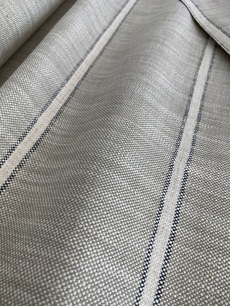 Gray Upholstery Fabric by the yard, Home decor fabric, Hackner Home, Decorative Fabric, Gray Upholstery Fabric by the yard, Black Stripe Fabric, Designer Fabric, Striped Fabric for sale