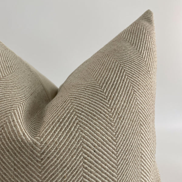Jumper Pillow, Textured Pillows, Tan Pillow Cover, Decorative Pillows, Designer Pillow Covers, Basket Weave Pillow, Taupe Pillows, Neutral Pillow Cover, Pillow Cover, Hackner Home, Woven Pillow Covers, High End Pillows, Brown Pillows, Solid Pillows