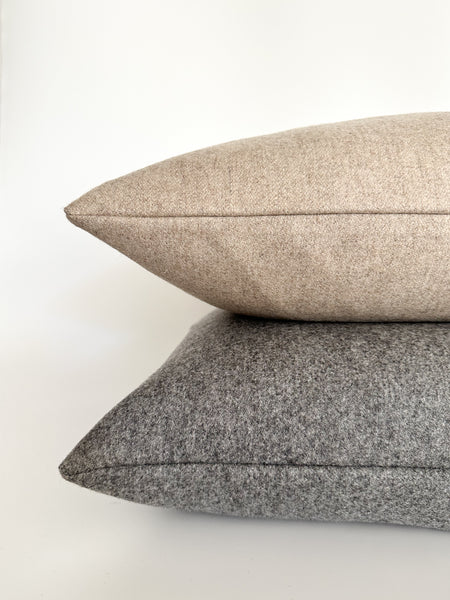 Lambswool Gray Pillow Cover