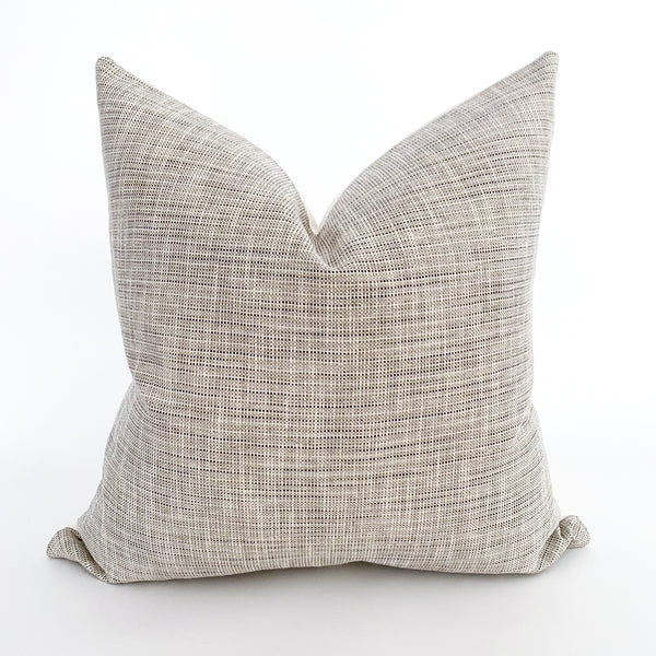 Weaving Gray Pillow Cover