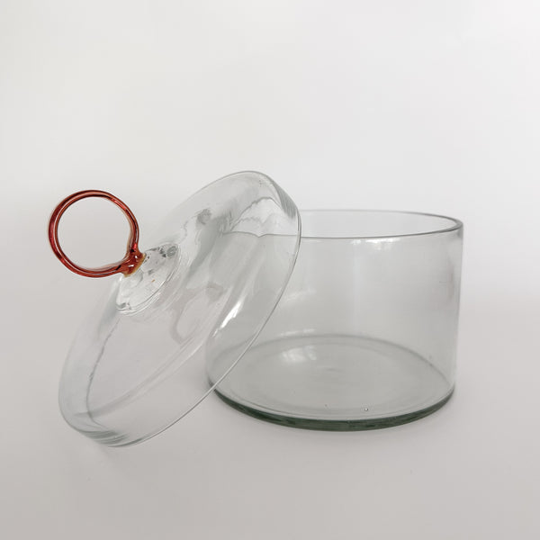Glass Canister | Amber Handle
