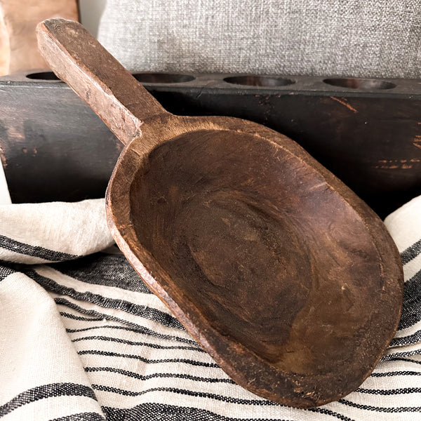 Wooden Serving Paddle Scoop