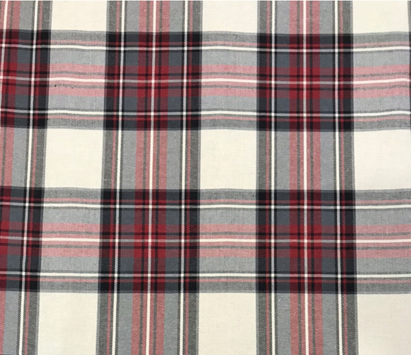 Tartan Red Fabric