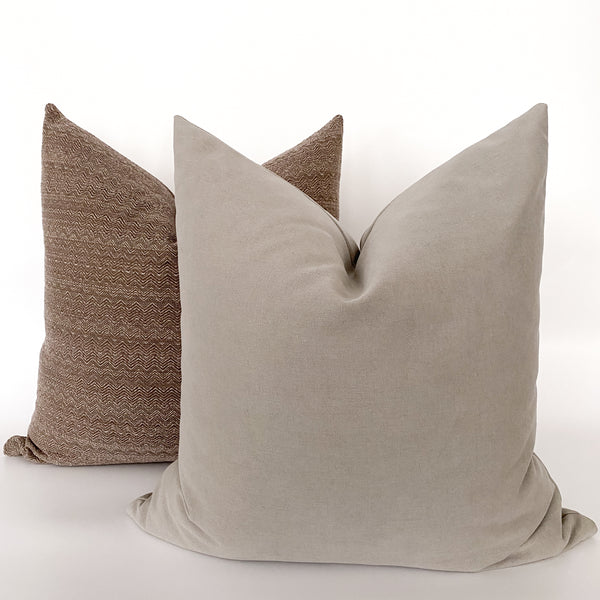 Modern Greige Pillow Cover