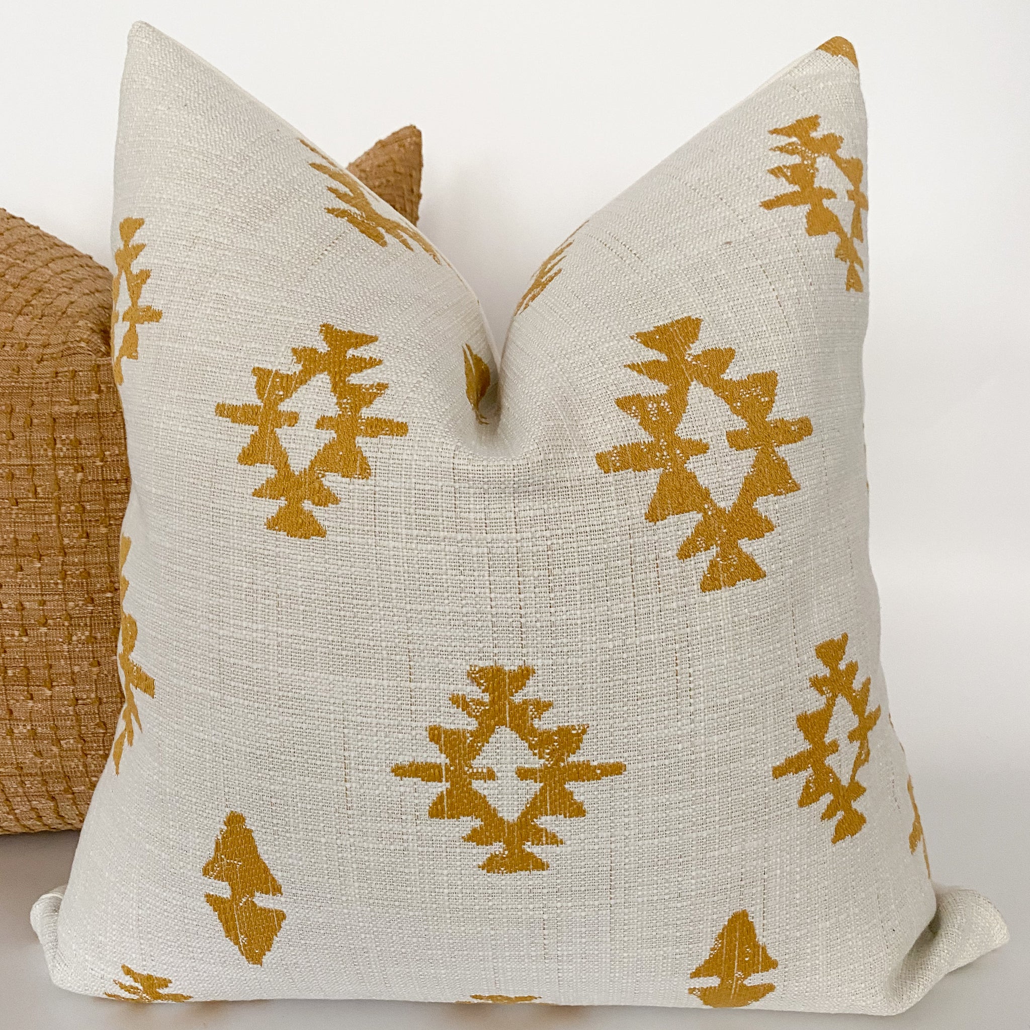 Winslow Yellow Pillow Cover (ON THE SHELF)