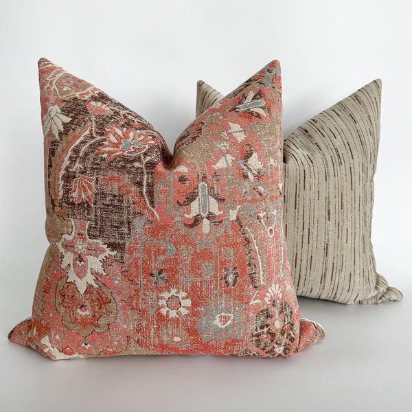 Persimmon Pillow Cover (ON THE SHELF)