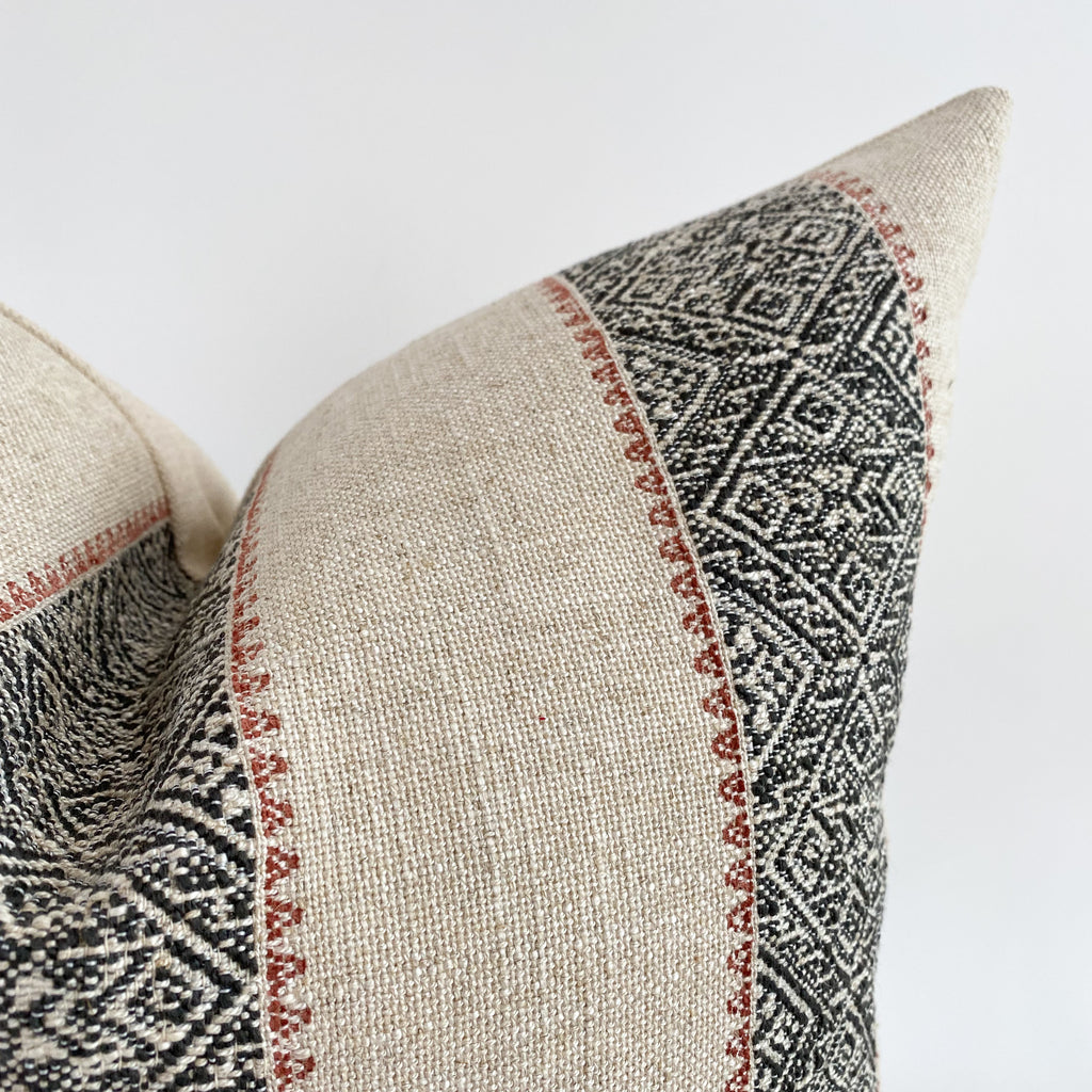 Set of 4 Cream Boho Throw Pillow Covers 18X18 Decorative Pillows