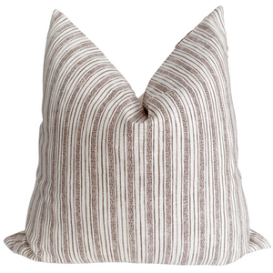 Mala Brown Pillow Cover (ON THE SHELF)