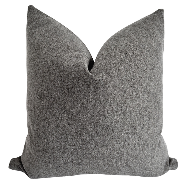 Lambswool Gray Pillow Cover