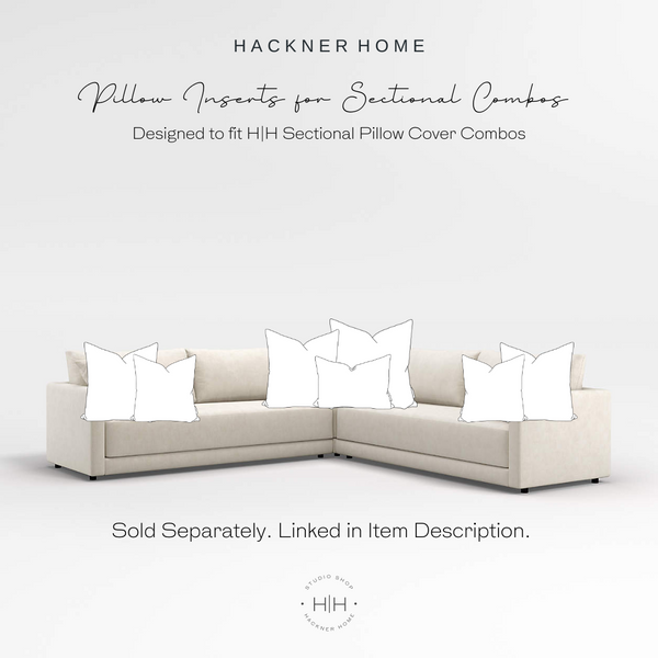 Sectional Sofa Pillow Combo 'Wholesome'