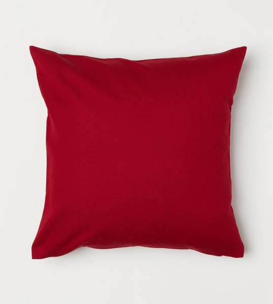 Solid Canvas | Cranberry Pillow Cover