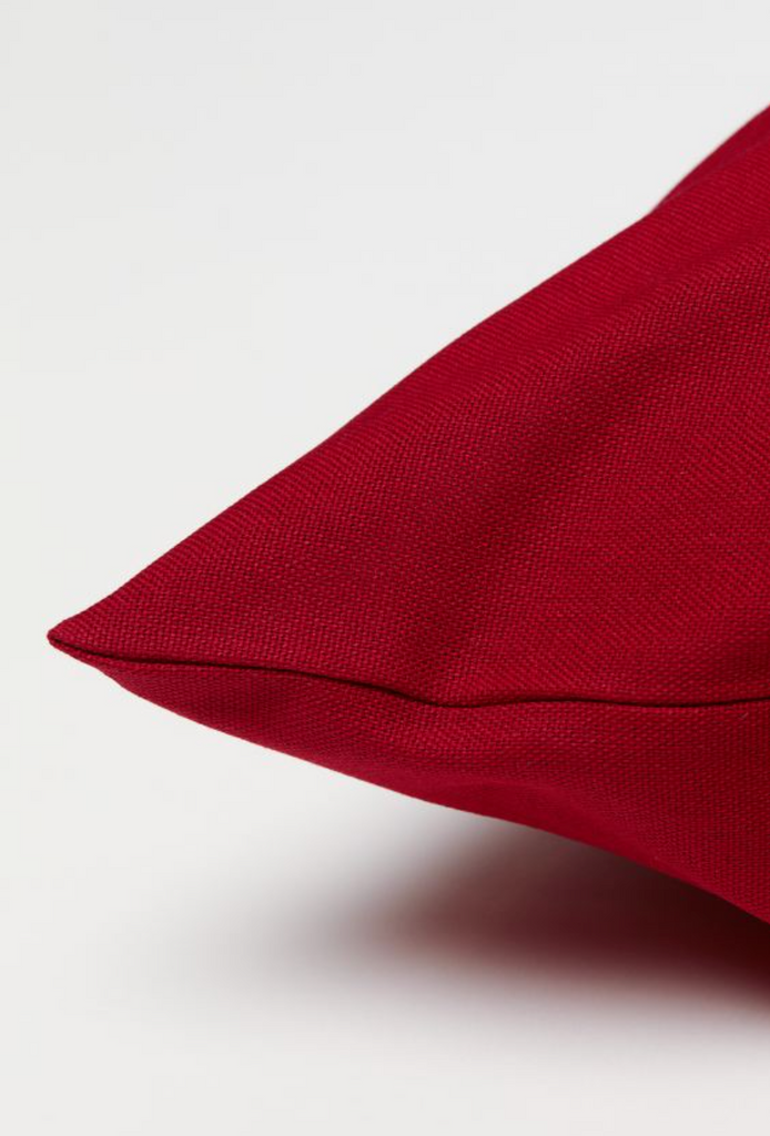 Solid Canvas | Cranberry Pillow Cover